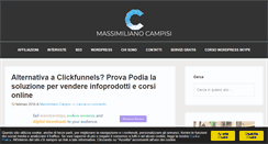 Desktop Screenshot of massimilianocampisi.com