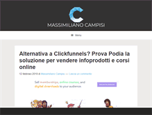 Tablet Screenshot of massimilianocampisi.com